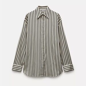 Zara Striped Poplin Shirt ZW
Collection - Vanilla-Black